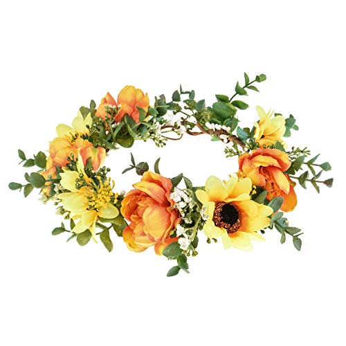 DDazzling Flower Headband Wreath Crown