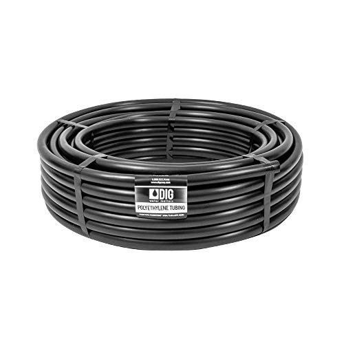 50'-Foot Gardener's Poly Tubing for Irrigation and Hydroponics