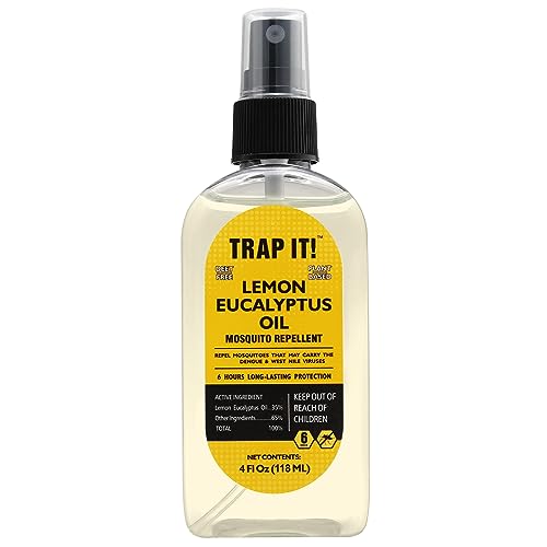 TRAP IT! Lemon Eucalyptus Oil Mosquito Repellent Spray