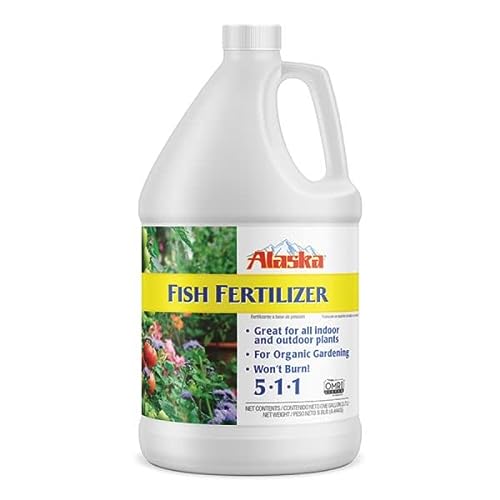 Alaska Fish Emulsion Fertilizer - All-Purpose Organic Plant Nourishment