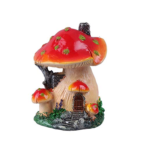 Cabilock Mushroom House Model Landscaping Ornaments