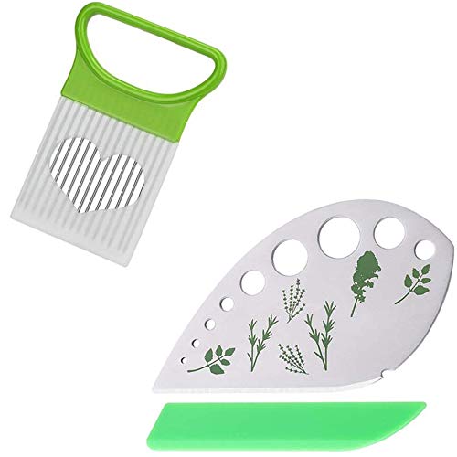 Stainless Steel Peeler Vegetable Leaf Stripping Tool with Slicer