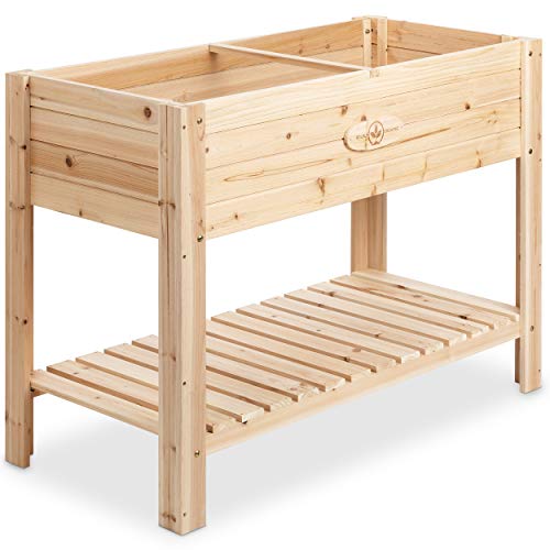 Boldly Growing Cedar Raised Planter Box with Legs