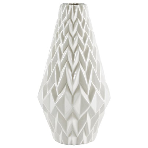 Rivet Modern Geometric Pattern Decorative Stoneware Vase