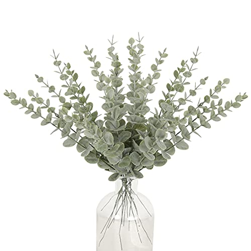 Artificial Eucalyptus Stems for Christmas, Flower Arrangement, Wedding Bouquets,Table Centerpiece, Home Decor