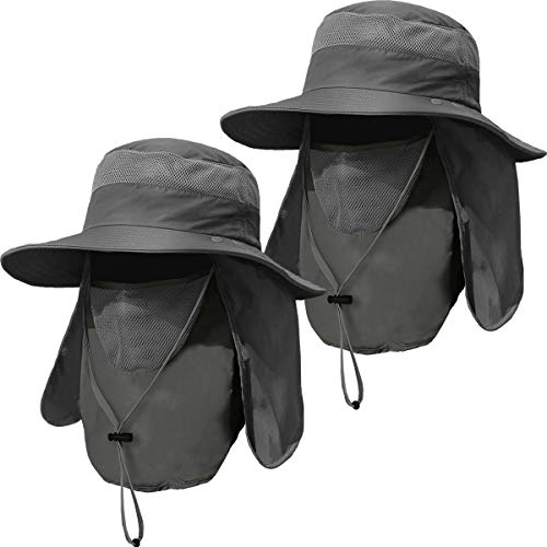 ZEXIAN Men's Wide Brim Fishing Hat UPF 50+ Sun Protection