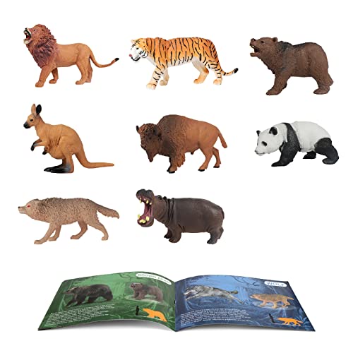 Safari Animal Figures Toys for Toddlers Boys Girls Kids