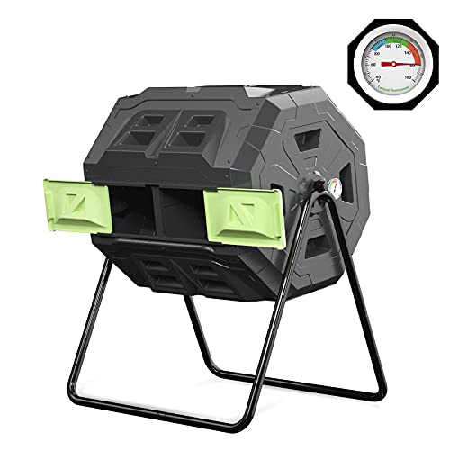 SQUEEZE master Large Compost Tumbler Bin - Efficient and Convenient Garden Composting