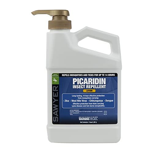 Sawyer Insect Repellent with Picaridin, 1-Quart Lotion Pump Dispenser
