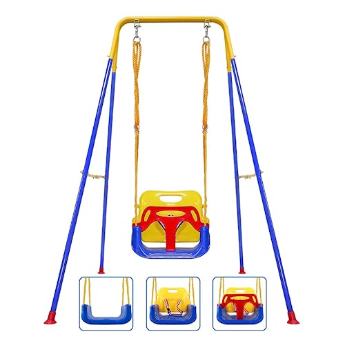 3-in-1 Toddler Swing Sets for Backyard