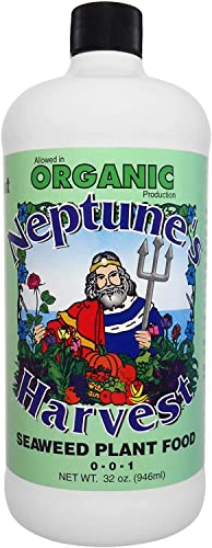 Neptune's Harvest Seaweed Fertilizer 0-0-1 - Boost Your Plants' Health and Growth!