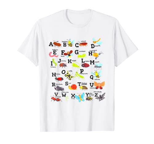 Bug Alphabet Back to School T-Shirt