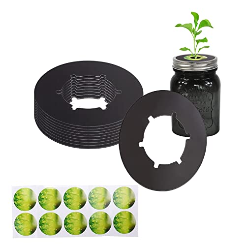 Kratky Lids Insert for Wide Mouth Hydroponic Cover Jars