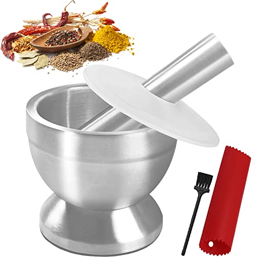 KEISSCO Stainless Steel Mortar and Pestle Set
