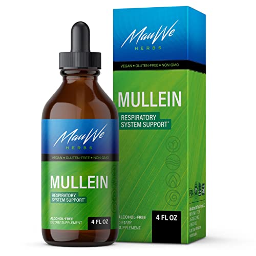 Mullein Leaf Tincture - Lung Cleanse and Respiratory Health Drops