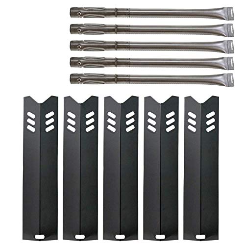 Metal Club Grill Replacement Parts for Dyna-Glo DGF510SBP, DGF493BNP, Grill Heat Tent Plate Shields & Pipe Burner Tubes for Backyard Grill