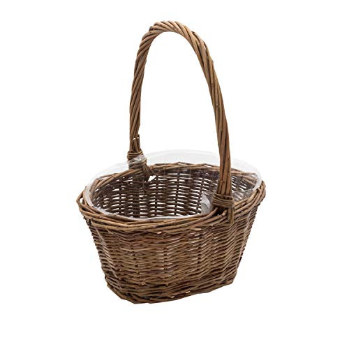 Willow Woven Braided Gift Basket for Easter