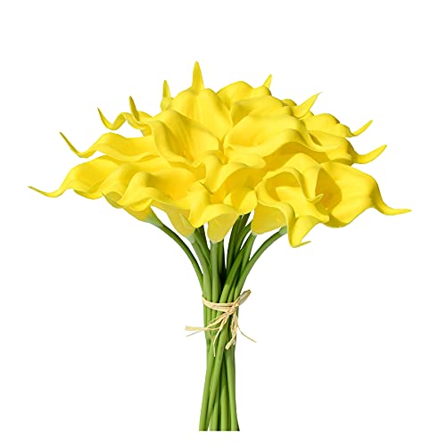 Mandy's Yellow Calla Lily Silk Flowers
