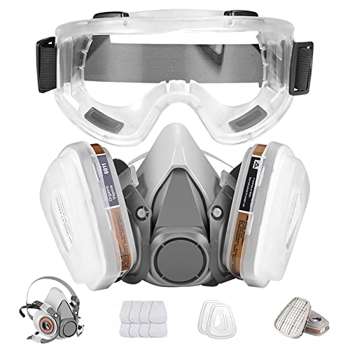 Respirator Mask and Safety Glasses Set