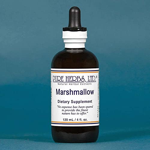 Pure Herbs, Ltd. Marshmallow (4 oz.) - Enhance Your Garden with this Potent Liquid Herbal Remedy