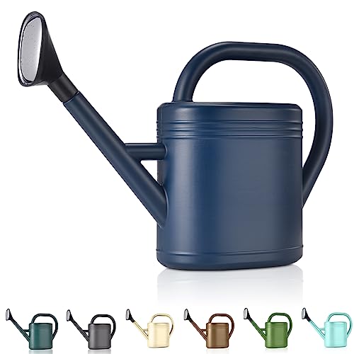 1 Gallon Watering Can with Long Spout and Sprinkler Head