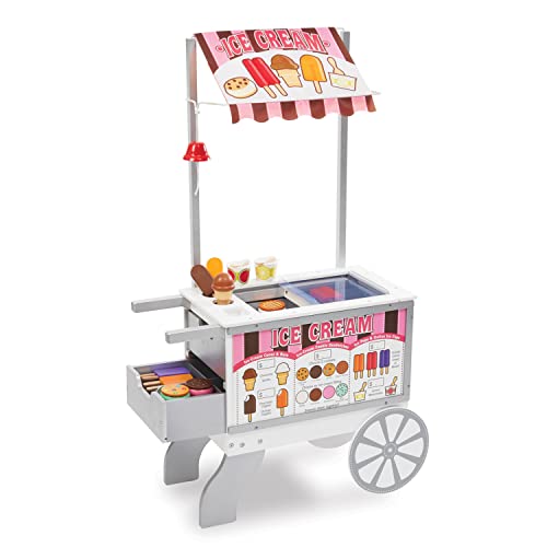 Wooden Snacks and Sweets Food Cart