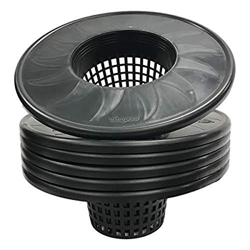 Viagrow 6 inch Wide Lip Bucket Basket Lid