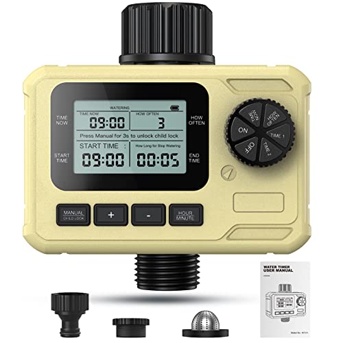 Water Timer Programmable Garden Outdoor Hose Feature Timer