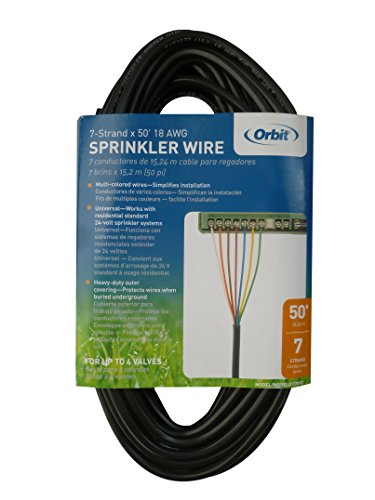 Orbit 57092 Sprinkler Wire, 50 Feet Green