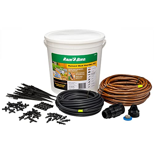 Rain Bird Drip Irrigation Raised Bed Garden Watering Kit