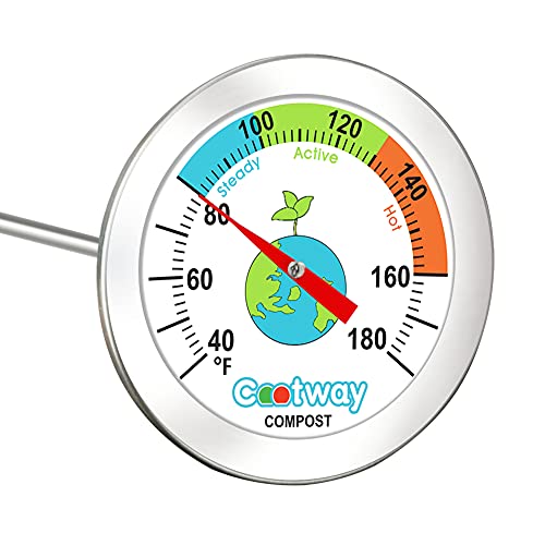 Rukars Compost Thermometer: Accurate Temperature Monitoring for Backyard Compost Piles
