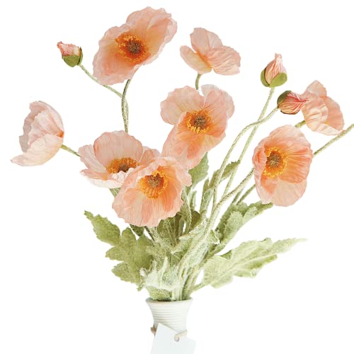 Kamang Artificial Poppy Silk Flowers