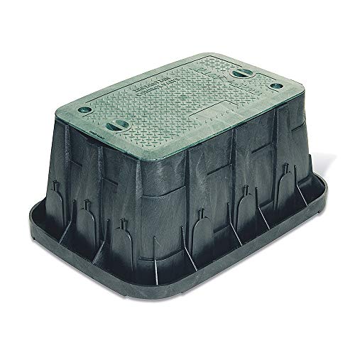 Rain Bird Super Jumbo Valve Box with Green Lid | VBSPRH