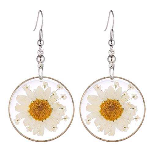 FM FM42 Multi-Colored Flower Earrings