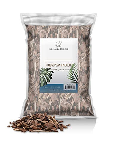 Houseplant Mulch - Small Bark Wood Chips (2qts)