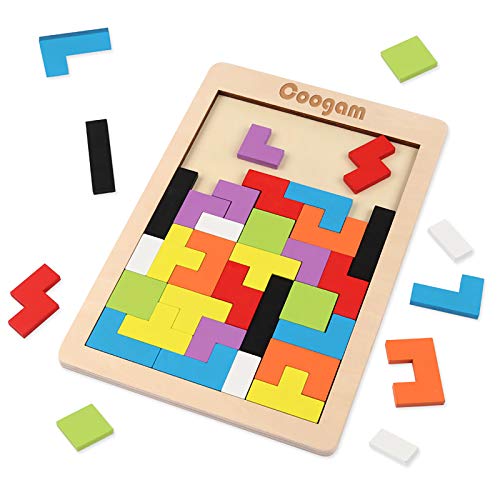 Coogam Wooden Blocks Puzzle