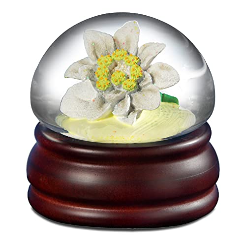 Edelweiss Mushroom Water Globe