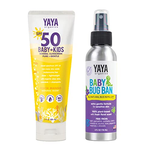 YAYA Organics Sun + Bug Protection Bundle for Baby + Kids