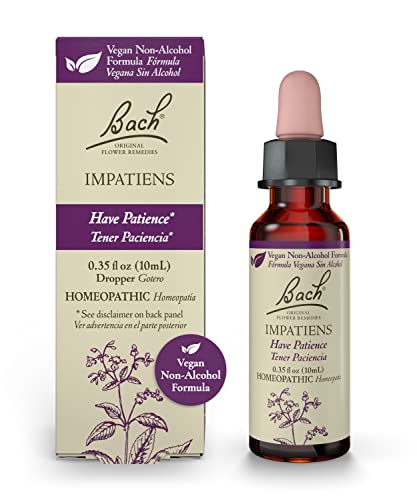 Bach Original Flower Remedies Impatiens for Patience (Non-Alcohol)