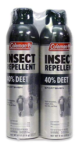 Coleman Insect Repellent Spray - 40% DEET, 6oz Twin Pack