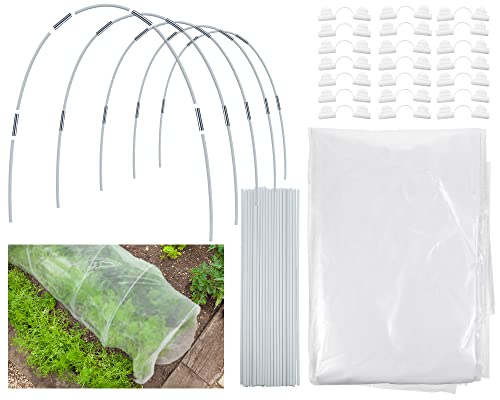 Garden Hoops Kits for Raised Beds and Mini Greenhouses