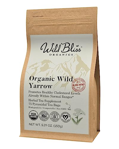 Organic Wild Yarrow Flower Herbal Tea