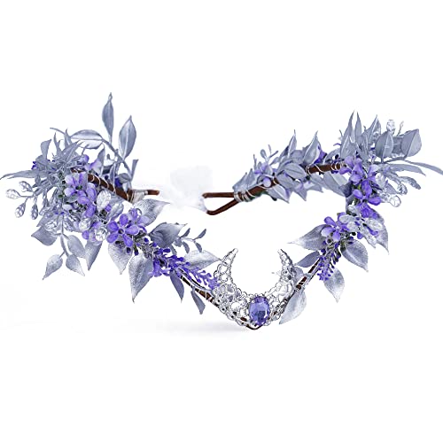 Enchanting Fairy Purple Flower Headband by MOSTORY