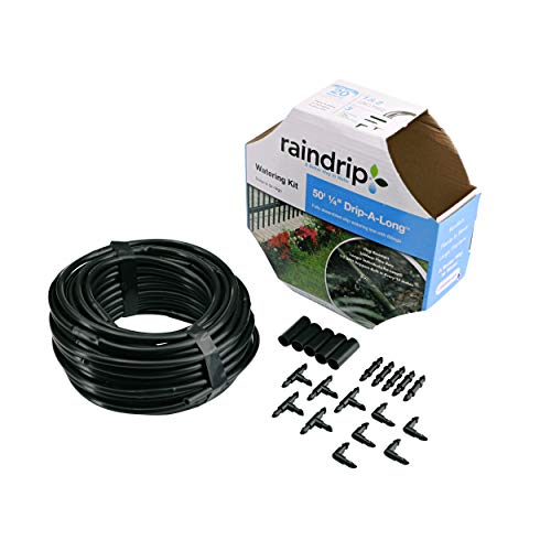 Raindrip R280DT BLK Drip-A-Long with Fittings