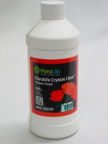 Floralife Crystal Clear Flower Food Liquid - Enhance the Lifespan of Your Flowers