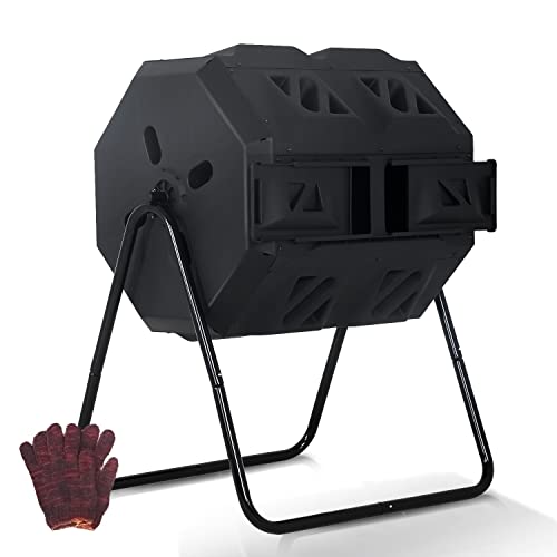 Dual Chamber Compost Tumbler