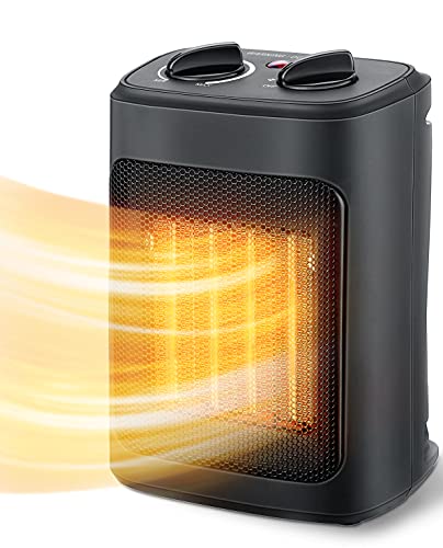 Compact and Portable Space Heater with Thermostat