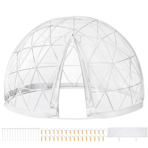 VEVOR Garden Dome 12ft - Geodesic Dome with PVC Cover