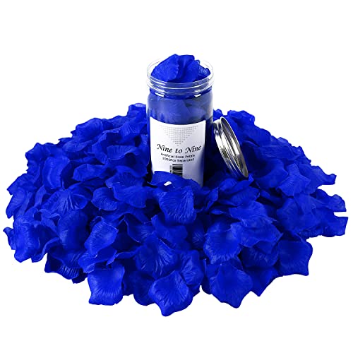 Separated Deodorized Rose Petals in Royal Blue