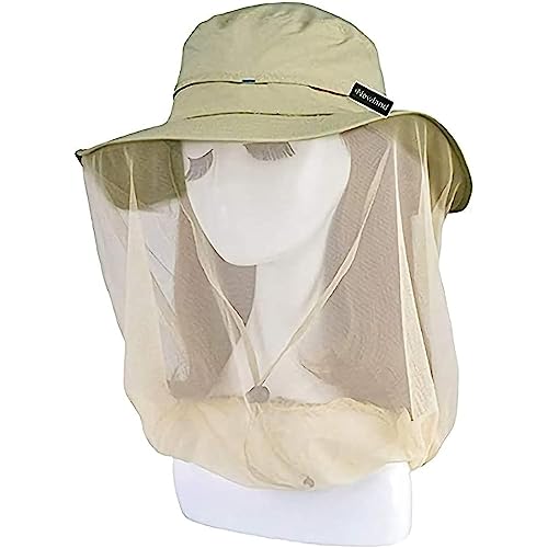 Mosquito Head Net Hat, UV Protective Sun Cap